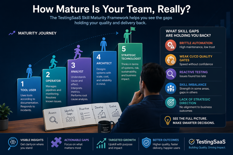 How the TestingSaaS Skill Maturity Framework help you fill the skill gaps of your DevOps team